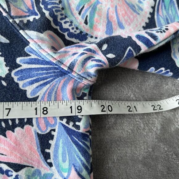 Lilly Pulitzer Skipper Popover High Tide Holy Flockamolie Women's Size Large - Picture 6 of 7